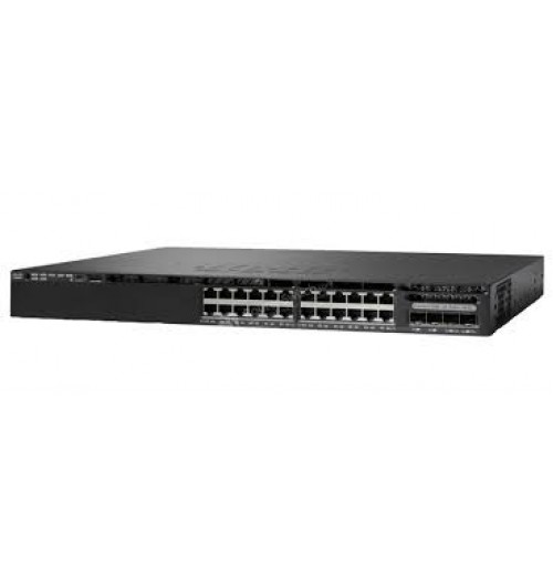 Catalyst 3650 24*10/100/1000 Ethernet Ports PoE - 4*1G Uplink w/5 AP licenses - wireless controller - Layer 3 switching - IP Base IOS - Managed