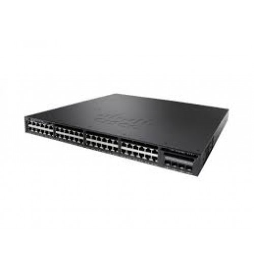 Cisco   Catalyst 3650 48 Port Full PoE 4x10G Uplink LAN Base