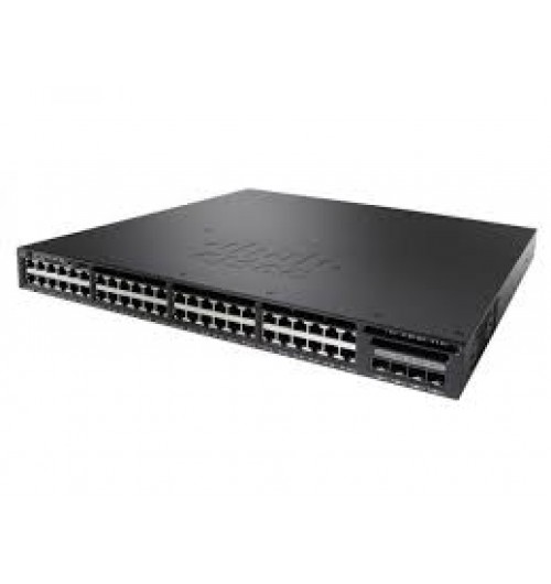 Catalyst 3650 48*10/100/1000 Ethernet Ports PoE - 4*1G Uplink w/5 AP  licenses - wireless controller - Layer 3 switching - IP Base IOS -  Managed