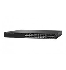 Standalone with Optional Stacking 24 (16 10/100/1000 and 8 100Mbps/1/2.5/5/10 Gbps) Ethernet and 2x10G Uplink ports, with 715WAC power supply, 1 RU, IP Services feature set