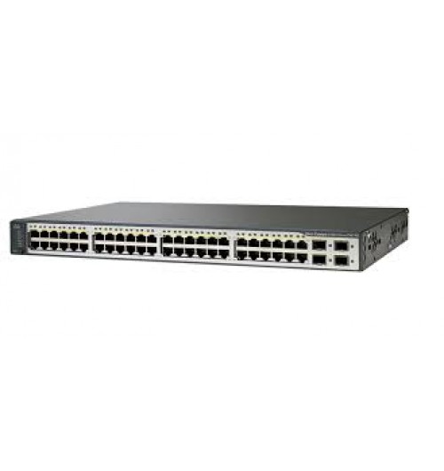 Cisco Catalyst switch 3750V2 48 Port 10/100 PoE + 4 SFP Enhanced Image