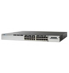 Cisco Catalyst 3750X-24T Switch Layer 3 - 24 x 10/100/1000 Ethernet Ports - Data LAN Base- Managed - Stackable