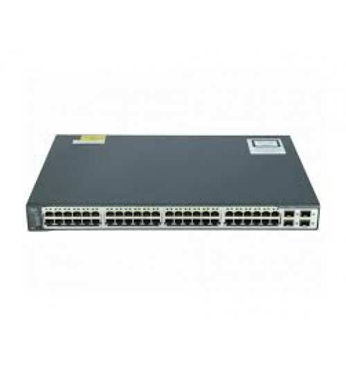 Cisco Catalyst Switch WS-C3750X-48P-E, 48 GE Port, PoE, IP  Services, StackWise Plus, StackPower, EnergyWise, MACsec, investment  protection