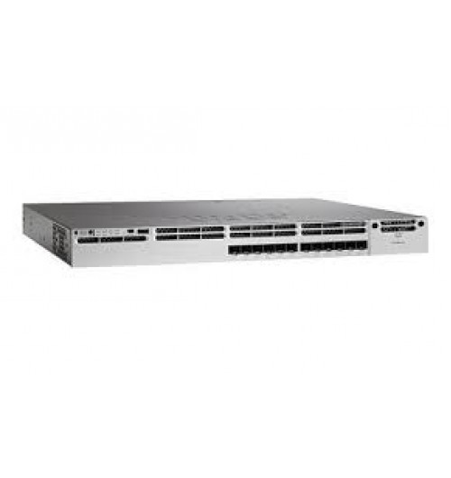 Cisco Catalyst C3850-12S Switch Layer 3 - 12 SFP - IP Base - Wireless controller - managed- stackable