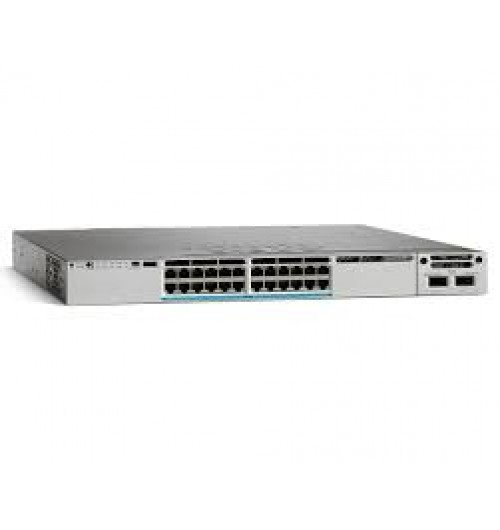 Cisco Catalyst 3850 Stackable 24 10/100/1000 Cisco UPOE ports,1 network module slot, 1100-W power supply