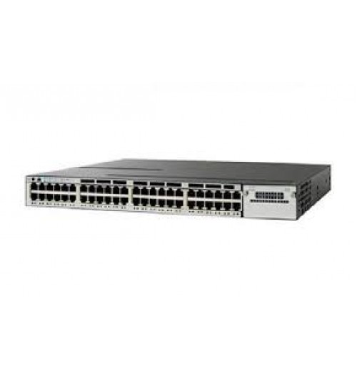 Cisco Catalyst C3850-48P Switch Layer 2- Access Layer - 48 * 10/100/1000 Ethernet POE+ ports - LAN Base - managed- stackable