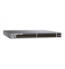 Standalone Cisco Catalyst 3850 Switch that supports SFP+ transceivers, 48 ports that support up to 10G, and 4 QSFP ports that support up to 40G, and 750 WAC front-to-back power supply. 1 RU.