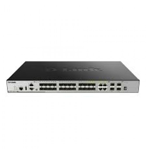 D-Link 28-Port Layer 3 Stackable Managed Gigabit Switch including 4 10GbE Ports