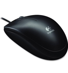 Logitech B100 USB Optical Mouse Black (910-001439) | New