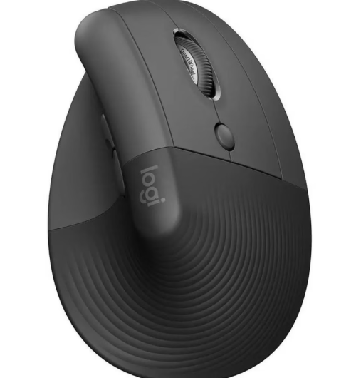 Logitech Lift Vertical Ergonomic Wireless Mouse - Graphite (910-006466) | New