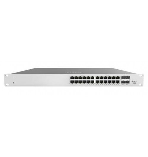Meraki Cloud Managed Ms120-24p Switch 24 Ports Managed Rack-mountable