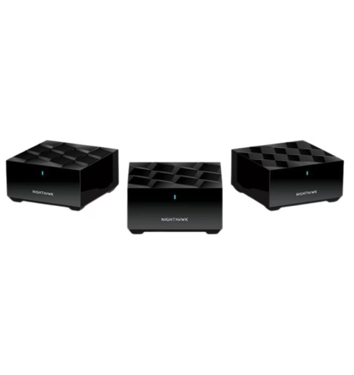 Netgear Nighthawk AX1800 Home Mesh WiFi 6 System - 3 Pack (MK63-100NAR) | Like New