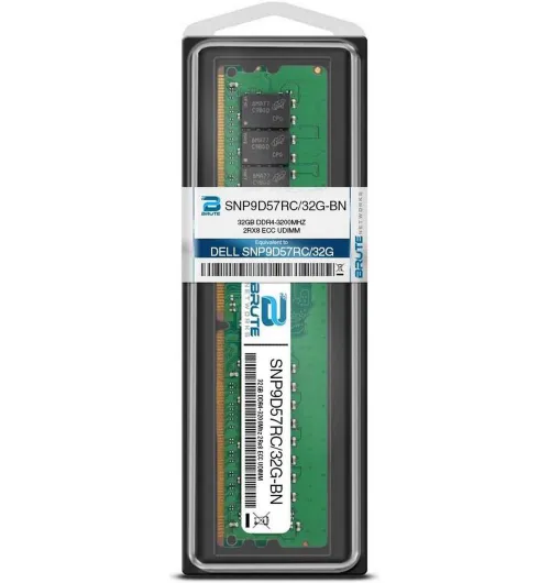 SNP9D57RC/32G - Dell Compatible 32GB DDR4-3200Mhz 2Rx8 ECC UDIMM