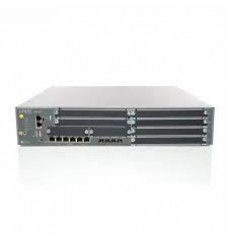 SRX550 Platform (2 RU Height) with AC Power Supply
- Includes 6 GPIM Slots, 2 MPIM Slots, 6 10/100/1000Base-T Ports, 4 GE SFP Ports, dual PS Slots, fans. Ships with 1 645 Watt AC Power Supply with POE power, power cord, rack mount kit