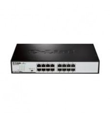 D-Link DGS-1016D 16-Port Gigabit Unmanaged Metal Desktop or Rackmount Switch