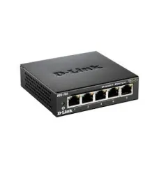D-Link DGS-105 5 Port Gigabit Unmanaged Metal Desktop Switch D-Link DGS-105 5 Port Gigabit Unmanaged Metal Desktop Switch