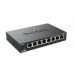 D-Link DGS-108 8 Port Gigabit Unmanaged Metal Desktop Switch