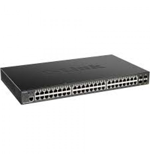 D-Link 52-Port 10-Gigabit Smart Managed PoE Switch