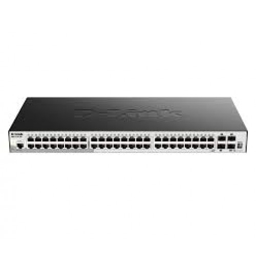 D-Link 52-Port Gigabit Stackable SmartPro Switch Including 4 10GbE SFP+ Ports