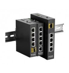 D-Link Industrial Gigabit Unmanaged PoE Switch with SFP Slot