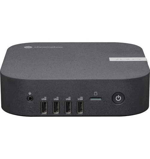 Asus Chromebox 5a CHROMEBOX5A-SC041UNENT Chromebox - Intel Celeron 7305 - 4 GB - 128 GB SSD - Mini PC - Eco Black