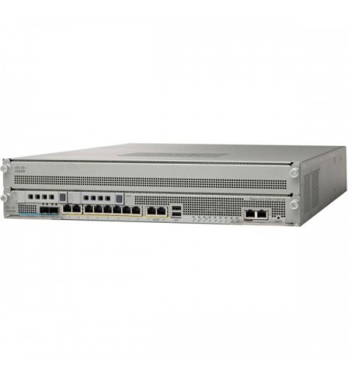 Cisco ASA 5585 Firewall ASA5585-S10-K8 ASA 5585-X Chassis with SSP10, 8GE, 2GE Mgt, 1 AC, DES