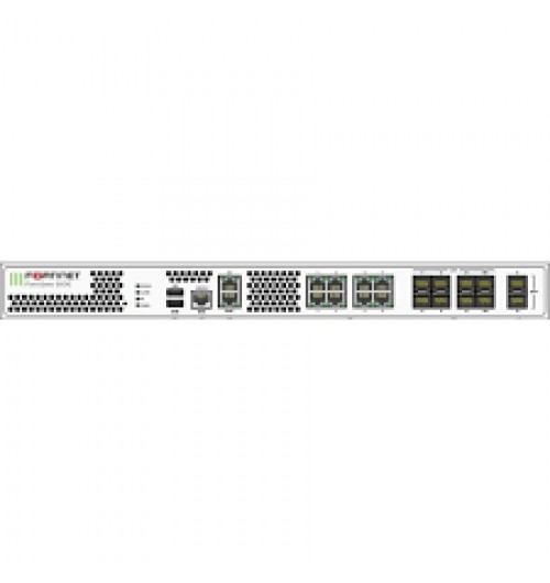 Fortinet FortiGate 101F FG-101F, 22x GE RJ45 ports (including 2x WAN ports, 1x DMZ port, 1x Mgmt port, 2x HA ports, 16x switch ports with 4 SFP port shared media), 4 SFP ports, 2x 10 GE SFP+ FortiLinks, 480 GB onboard storage, dual power supplies redundan