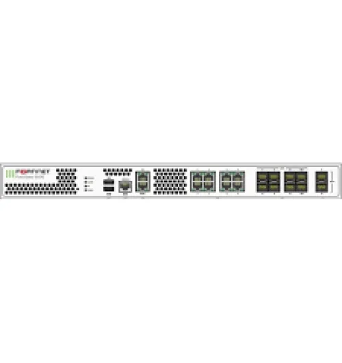Fortinet FortiGate 101F FG-101F, 22x GE RJ45 ports (including 2x WAN ports, 1x DMZ port, 1x Mgmt port, 2x HA ports, 16x switch ports with 4 SFP port shared media), 4 SFP ports, 2x 10 GE SFP+ FortiLinks, 480 GB onboard storage, dual power supplies redundan