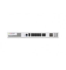 Fortinet FG-101E, 20 x GE RJ45 ports (including 2 x WAN ports, 1 x DMZ port, 1 x Mgmt port, 2 x HA ports, 14 x switch ports), 2 x Shared Media pairs (Including 2 x GE RJ45 ports, 2 x SFP slots) 480GB onboard storage. Max managed FortiAPs (Total / Tunnel) 