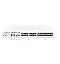 Fortinet FG-200E, 18 x GE RJ45 (including 2 x WAN ports, 1 x MGMT port, 1 X HA port, 14 x switch ports), 4 x GE SFP slots. SPU NP6Lite and CP9 hardware accelerated.