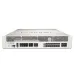 48x 10 GE SFP+ slots, 2x GE RJ45 Management, SPU NP6 and CP8 hardware accelerated, 960 GB SSD onboard storage,and dual DC power supplies.