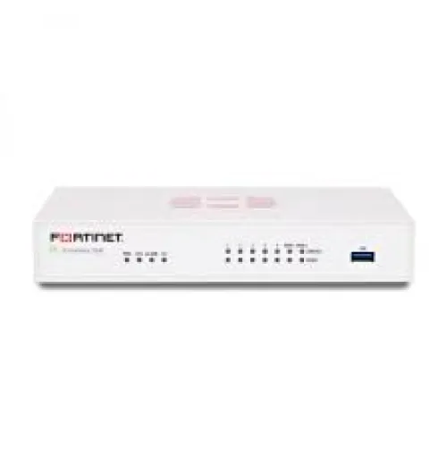 Fortinet FG-50E, 7 x GE RJ45 ports (Including 2 x WAN port, 5 x Switch ports), Max managed FortiAPs (Total / Tunnel) 10 / 5
