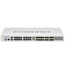 4x 25G SFP28 slots, 4 x 10GE SFP+ slots, 18 x GE RJ45 ports (including 1 x MGMT port, 1 X HA port, 16 x switch ports), 8 x GE SFP slots, SPU NP7 and CP9 hardware accelerated, dual AC power supplies