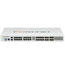 4x 25G SFP28 slots, 4 x 10GE SFP+ slots, 18 x GE RJ45 ports (including 1 x MGMT port, 1 X HA port, 16 x switch ports), 8 x GE SFP slots, SPU NP7 and CP9 hardware accelerated, dual AC power supplies