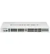 4x 25G SFP28 slots, 4 x 10GE SFP+ slots, 18 x GE RJ45 ports (including 1 x MGMT port, 1 X HA port, 16 x switch ports), 8 x GE SFP slots, SPU NP7 and CP9 hardware accelerated, dual AC power supplies
