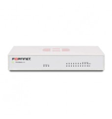 Fortinet FG-61E, 10 x GE RJ45 ports (including 2 x WAN Ports, 1 x DMZ Port, 7 x Internal Ports), 128GB SSD onboard storage. Max managed FortiAPs (Total / Tunnel) 10 / 5