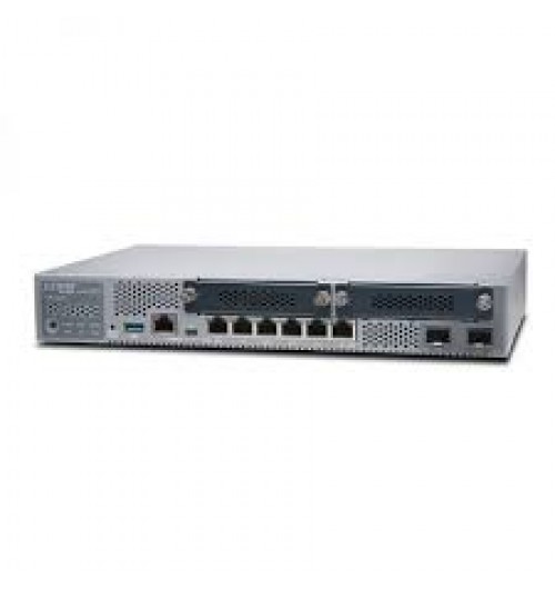 SRX320 Services Gateway includes hardware (8GE, 2x MPIM slots, 4G RAM, 8G Flash, power adapter and cable) and Junos Software Base (Firewall, NAT, IPSec, Routing, MPLS and Switching). RMK not included