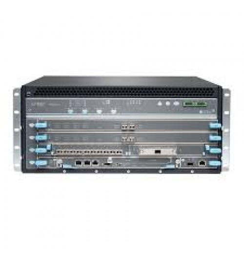 SRX5400X Cluster Bundle (Promotional Offer) Consisting of: 2 x SRX5400X (Each Containing: 1xRE2, 1xSCB3, 1xSPC2, 1xIOC2, 1x10GE MIC, 2 DC PEMs), 4 Extra Redundant DC PEMs, 2 x SRX5400-APPSEC-1