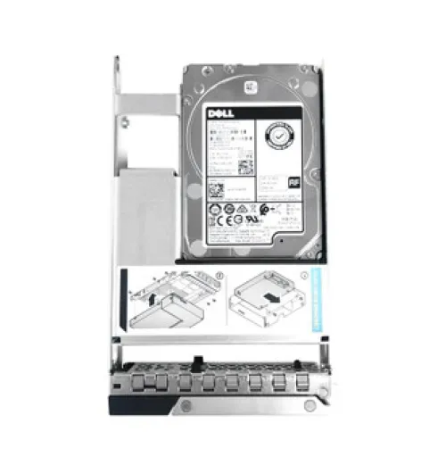 Dell 400-ATKH 2TB 7200RPM SAS 12Gb/s Hot-Pluggable (SED) (512n) 2.5-Inch Hard Drive with 3.5-Inch Hybrid Carrier for PowerEdge Server