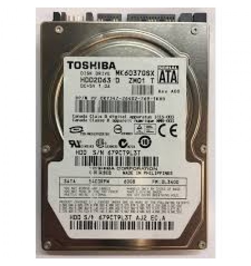 Toshiba HDD2D63 60GB 5400RPM SATA 3Gb/s 8MB Cache 2.5-Inch Hard Drive