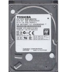 Toshiba HDKGB06S0A01 750GB 5400RPM SATA 6Gb/s 32MB Cache 2.5-Inch Hard Drive