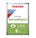 Toshiba HDWT360UZSVA 6TB 7200RPM SATA 6Gb/s 256MB Cache 3.5-Inch Hard Drive