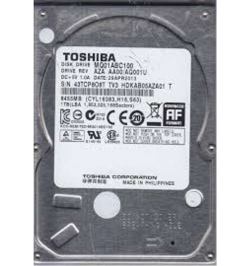 Toshiba MQ01ABC100 1TB 5400RPM SATA 3Gb/s 8MB Cache 2.5-Inch Hard Drive