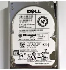 Dell P96KN 1.8TB 10000RPM SAS 12Gb/s Hot-Pluggable 64MB Cache Dual Port (512n) 2.5-Inch Hard Drive with Tray for PowerEdge Server & PowerVault Server