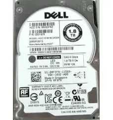 Dell RF9T8 1.8TB 10000RPM SAS 6Gb/s Hot-Pluggable 64MB Cache Dual Port (512n) 2.5-Inch Hard Drive with Tray for PowerEdge Server & PowerVault Server Dell RF9T8 1.8TB 10000RPM SAS 6Gb/s Hot-Pluggable 64MB Cache Dual Port (512n) 2.5-Inch Hard Drive with Tray for PowerEdge Server & PowerVault Server