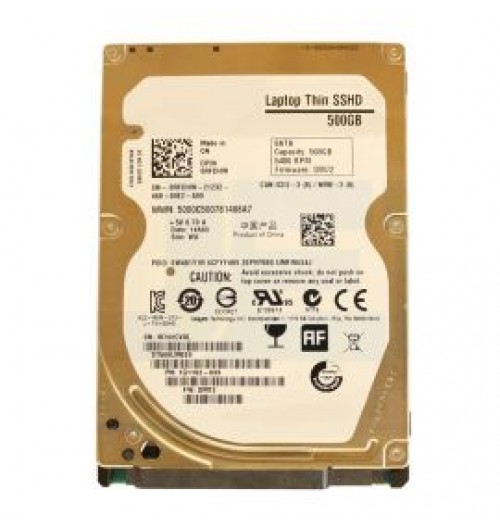 Dell RFDHW 500GB 5400RPM Multi-Level Cell 8GB NAND SATA 6Gb/s 64MB Cache 2.5-Inch Hybrid Hard Drive