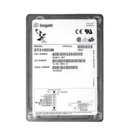 Seagate ST31055N 1GB 5400RPM Ultra SCSI 50-Pin 3.5-inch Hard Drive