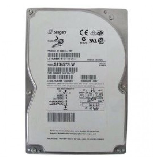 Seagate ST34573LW BarraCuda 9LP Series 4.55GB 7200RPM Wide Ultra2 SCSI 512KB Cache 3.5-Inch Hard Drive