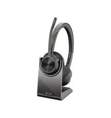 HP Poly Voyager 4320 UC Stereo USB-A Headset with BT700 USB-A Adapter and Charging Stand (77Y99AA, 218476-01) | New HP Poly Voyager 4320 UC Stereo USB-A Headset with BT700 USB-A Adapter and Charging Stand (77Y99AA, 218476-01) | New