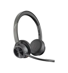 Poly Voyager 4320-M Dual USB-A Bluetooth Headset for MS Teams with Charge Stand (77Z00AA-N) | New